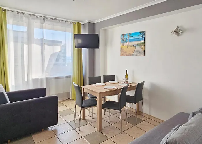 Holidayhomepl Slava New 608 Z Sypialnia I Widokiem Na Morze